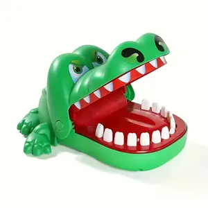 [Toy Crocodile for Ages 3+] Interactive Crocodile Game | Prank Game, Crocodile Teeth Pulling Game, Kids' Prank Prop, Adult Drinking Game, Gift for Kids Ages 3+, Party Favors, Birthday Gift, Christmas Gift, Party Game, Family Game, Travel Game, Pocket Game