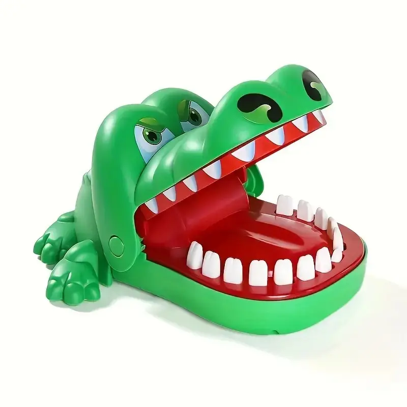 Toy Crocodile for Ages 3+ Interactive Crocodile Game, Prank Game, Fun, Crocodile Teeth Pulling Game, Kids' Prank Prop, Adult Drinking Game, Gift for Kids Ages 3+, Prank Gag Gift, Party Favors, Party Game, Family Game, Portable Travel Game, Pocket Game