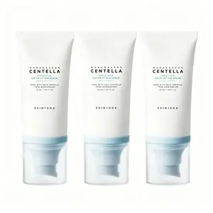 3PCS SKIN1004 Centella Hyalu-Cica Water-Fit Sun Serum (Original Korean Formula, SPF 50+ PA++++) Lightweight daily sunscreen, travel essential, K-beauty sun care; leaves no white cast, features a hydrating cream texture, and is suitable for sensitive skin.