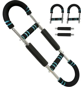 Twister Arm Trainer Exerciser 2025 New Portable Adjustable Spring Workout Bar, Forearm Triceps Chest Enhanced Exercise Strengthener, Upper Body Strength Training Machine Home Fitness Equipment