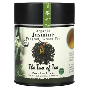 The Tao of Tea Organic Fragrant Green Tea, Jasmine , 3.5 oz (100 g)