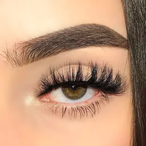 Gabriela Lashes: style “MUÑECA” (1 pair) 3D Mink Lash Strip, 16mm, Medium Length, Tapered Wispy Eyelashes, High quality & Reusable