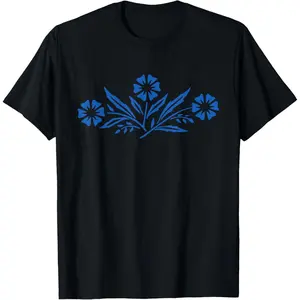 Casual Cotton shortsleeve tees Vintage Corningware Blue Cornflower T-Shirt