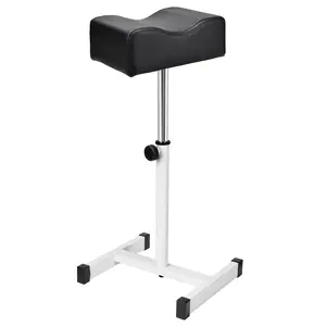 Pedicure Manicure Footrest, Foot Massage Manicure  Beauty Stool Stand, Adjustable Height Footstool for  Beauty Salon   (Black)