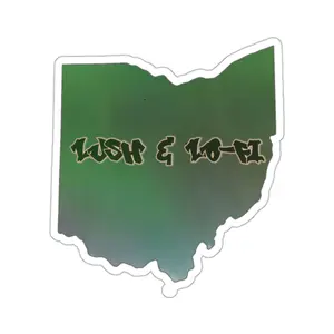 Lush & Lo-Fi Ohio Sticker