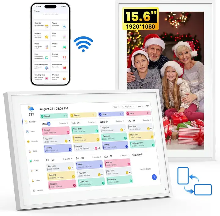 【DealsForYouDays】NEWYES 15.6"Digital Calendar Schedual Planning Calendar