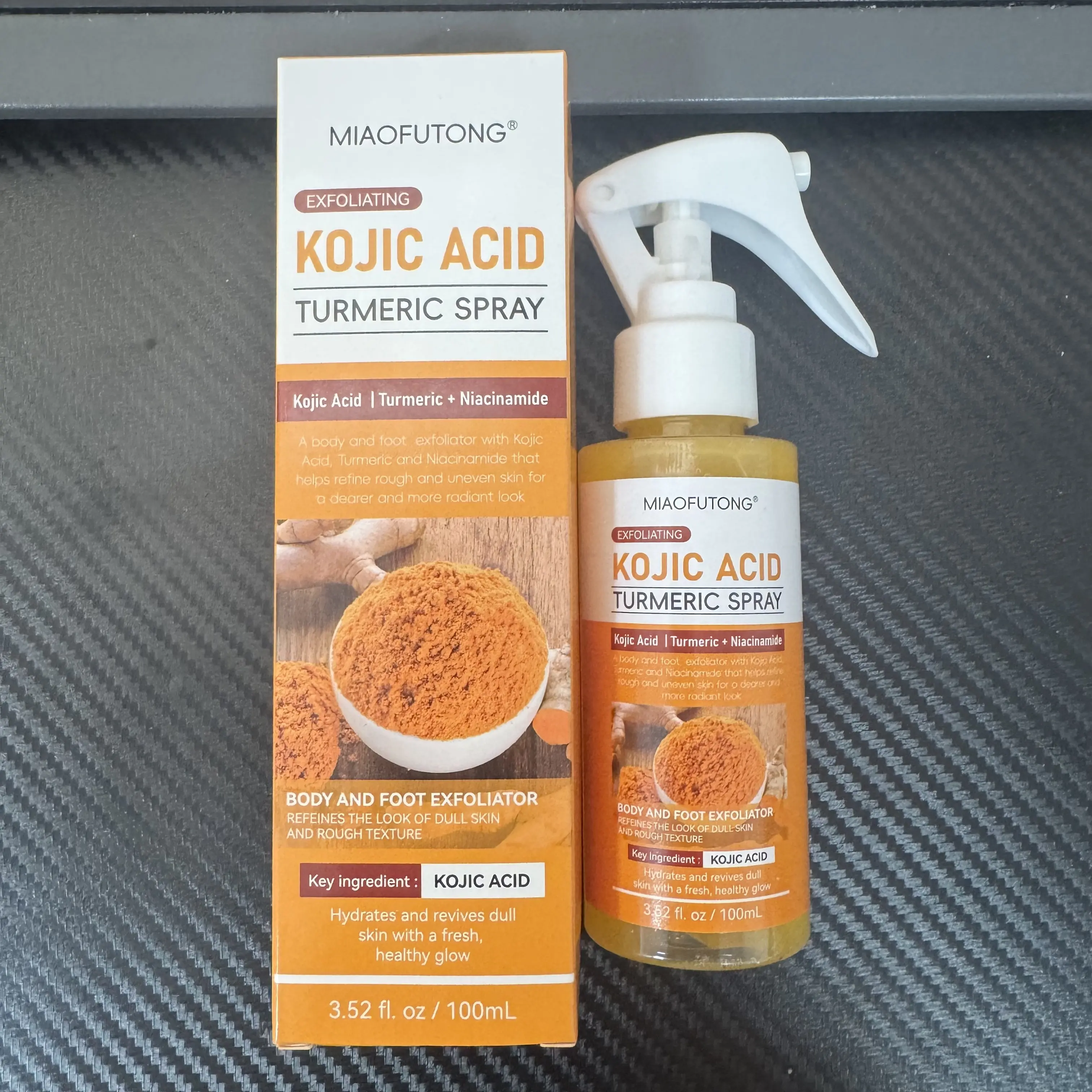 [MilkyWay] Peel Shot Keratin Kojic Acid Turmeric Spray (100ml) - Pore Clearing, Exfoliating Formula, Skin Repair Scrub for Smoother Skin