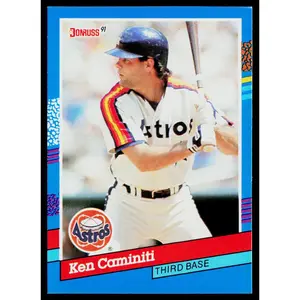 Ken Caminiti 1991 Donruss #221c Houston Astros