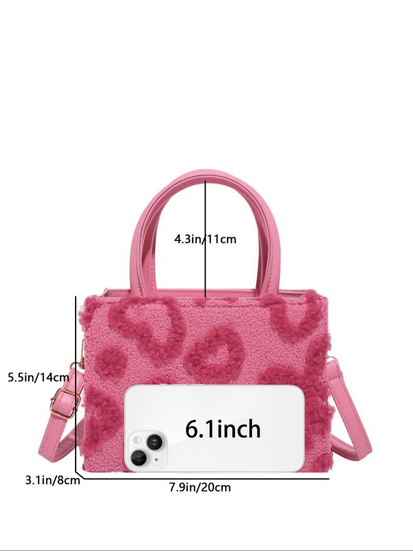 26 Valentine's Day Gift Sweet Heart Square Crossbody Bag, Women's Wallet, Lipstick Makeup Storage Bag, Commuter Work Bag, Fashionable Handbag