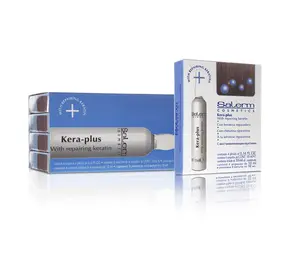 Salerm Kera-Plus with Repairing Keratin, 0.44 Ounce Haircare Comfort Cleansing