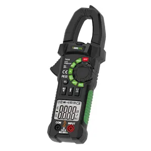 Clamp Meter Multimeter Tester T-RMS 6000 Counts, Auto-ranging Voltage Amp Tester with NCV Measures AC/DC Voltage, AC, Resistance, Capacitance, Continuity, Diode