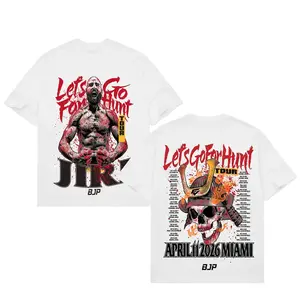Jiří Procházka-Let's Go for Hunt Tour T-shirt, The Czech Samurai UFC 327, MMA Graphic Tee, UFC MMA Shirt, Gift for Fighters, Sports Apparel