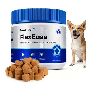 PawFirst Glucosamine for Dogs Hip and Joint Supplement Soft Chews, Chondroitin Joint Supplement with MSM, Green-lipped Mussels for Small Medium & Large Dogs -100 Ct