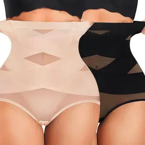 Shapewear for Women Tummy Control  High Waisted Trainer Seamless Body Shaper Short Belly Shaping Butt Lifting Panties