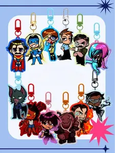 Dispatch - Waterboy Acrylic Keychain, Dispatch Acrylic Keychain Charms, Small, Meaningful, And Full Of Character, Unique Keychains That Add Charm To Every Bag And Key.