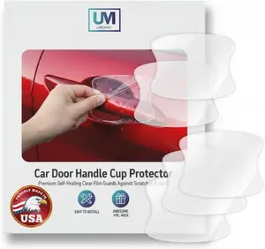 Pack Car Accessories Car Cover Door Handle Cup Protector Clear Film |   Made with Paint Protection Film SelfHealing Decal Anti Scratch Guard |   Universal Fit Vehicles, SUV, Truck