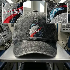 Artemis II Astronaut Moon Landing Embroied Hat  Space Mission Hat, Lunar Exploration Cap, Gift For Astronomy Fans Youth Adults, STEM