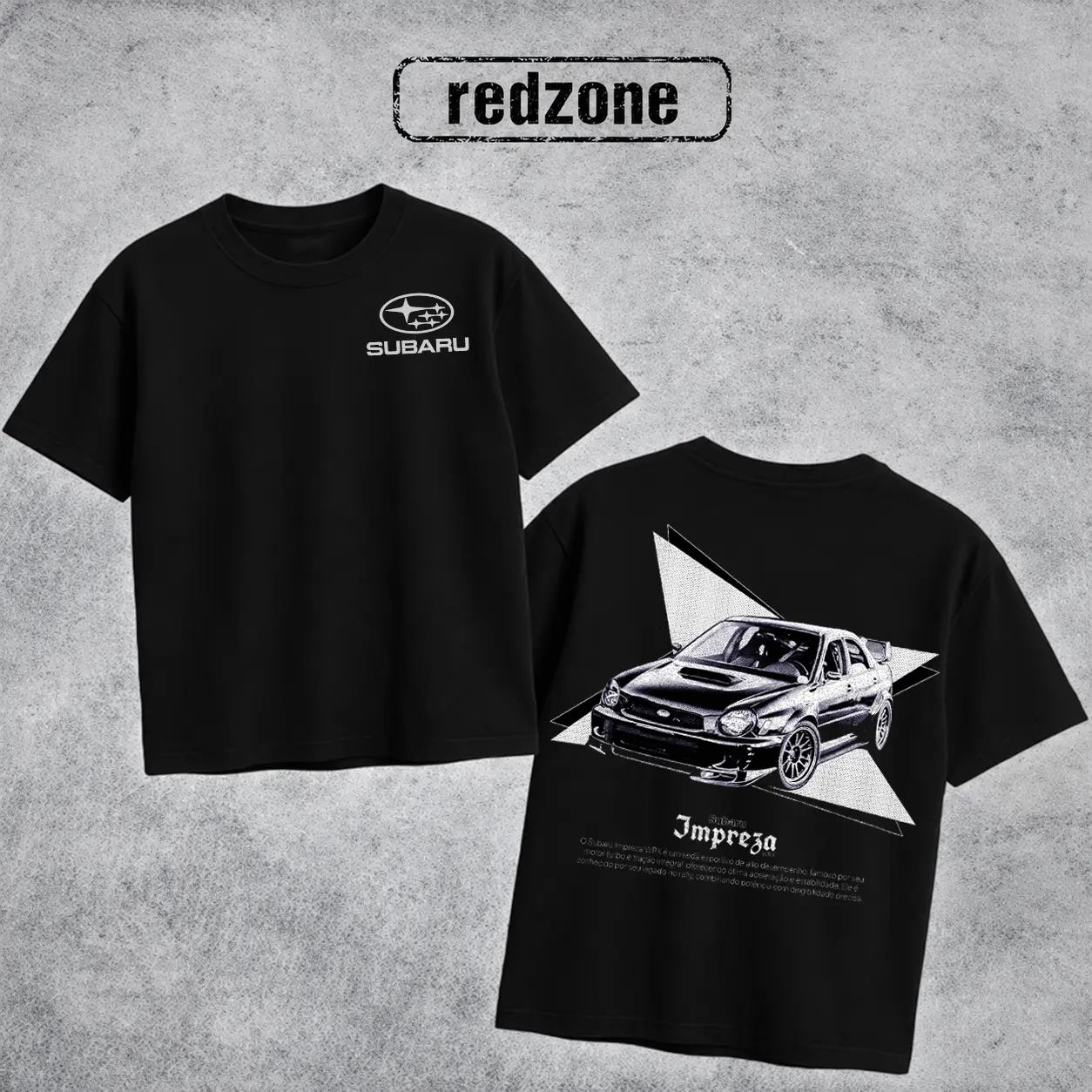 Vintage Bugeye Impreza WRX Graphic T-Shirt, Japanese JDM Rally Car Streetwear Tee, Heavyweight Cotton Shirt