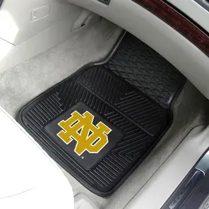 Notre Dame Fighting Irish 2 Piece Vinyl Car Mats ND - 18"x27"