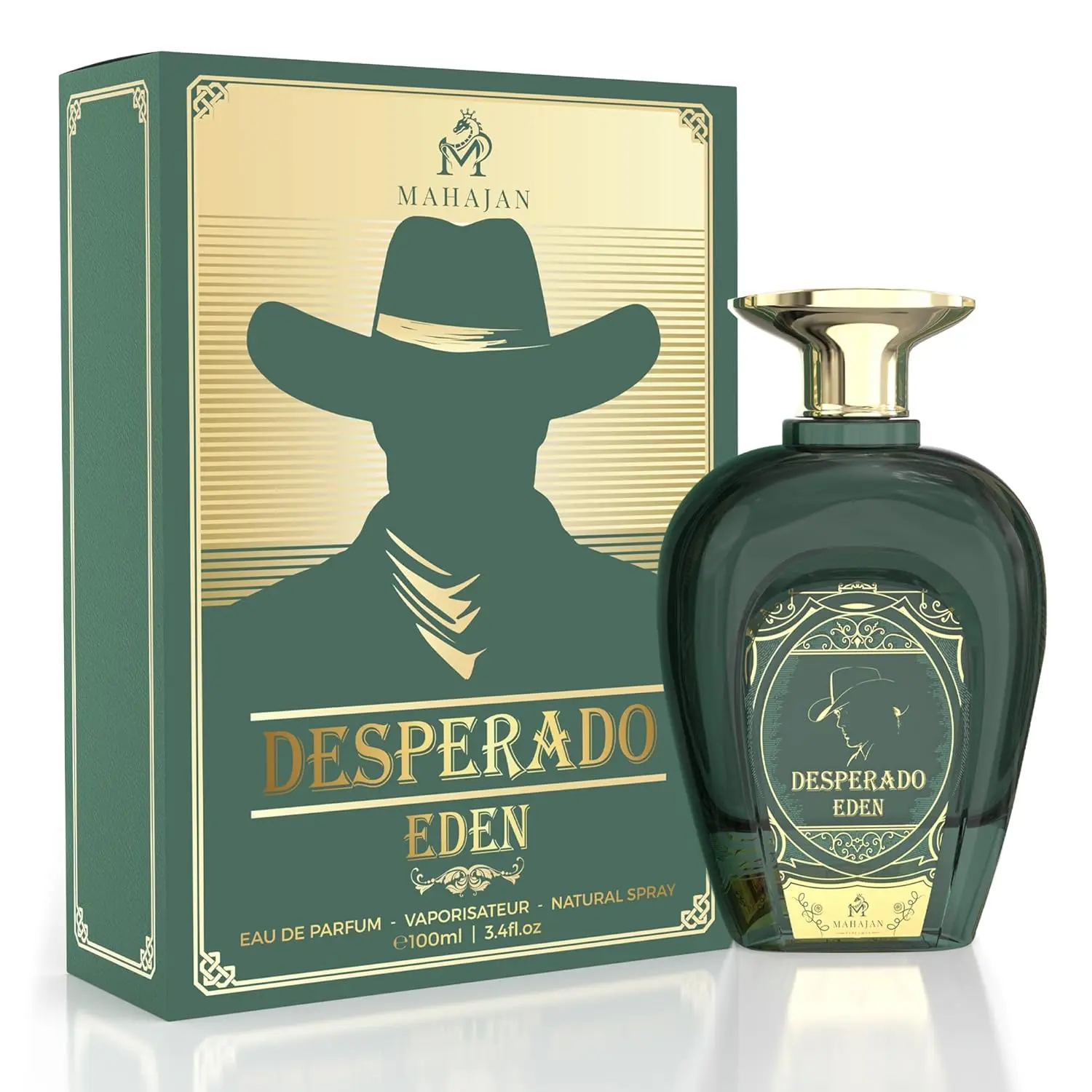 Mahajan Desperado Eden Eau de Parfum Spray for Men 3.4 Ounce