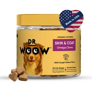 Omega-3 Skin & Coat Soft Chews for Dogs | Dr Woow