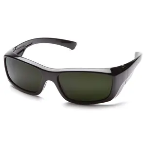 Pyramex Emerge Safety Glasses Black Frame IR Shade 5.0 Lens