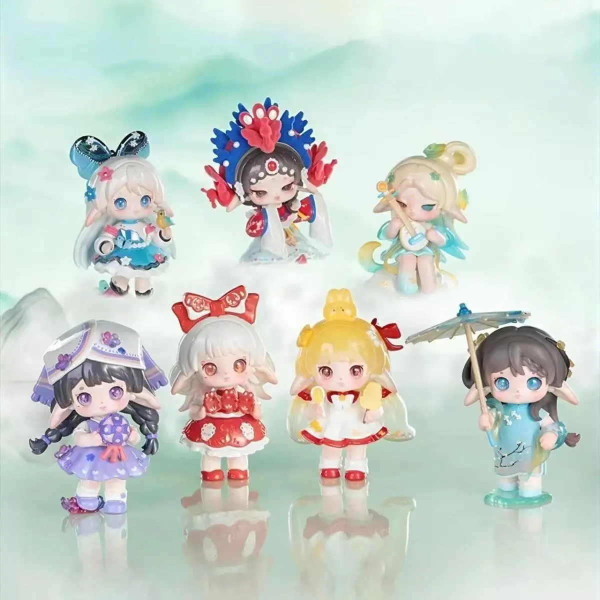 Ruby Intangible Cultural Heritage Workshop Series Handmade Collectible Figure, Whimsical Figurines for Toys & Hobbies Doll Collection