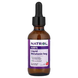 Natrol Liquid Melatonin, Berry, 1 mg, 2 fl oz (60 ml) Natrol Liquid Melatonin, Berry, 1 mg, 2 fl oz (60 ml)