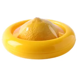 2 Pack Fruit Lemons Shape Food Saver Containers with Silicone Lid - fridge organizer