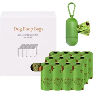 180 Count Dog Poop Bags Strong, Leak-proof, Waste Bags for Dogs, Dog Poop Bag Roll Eco-friendly Waste Bag for Pet Doggie Poop Bags with Dispenser Box (180 count)
