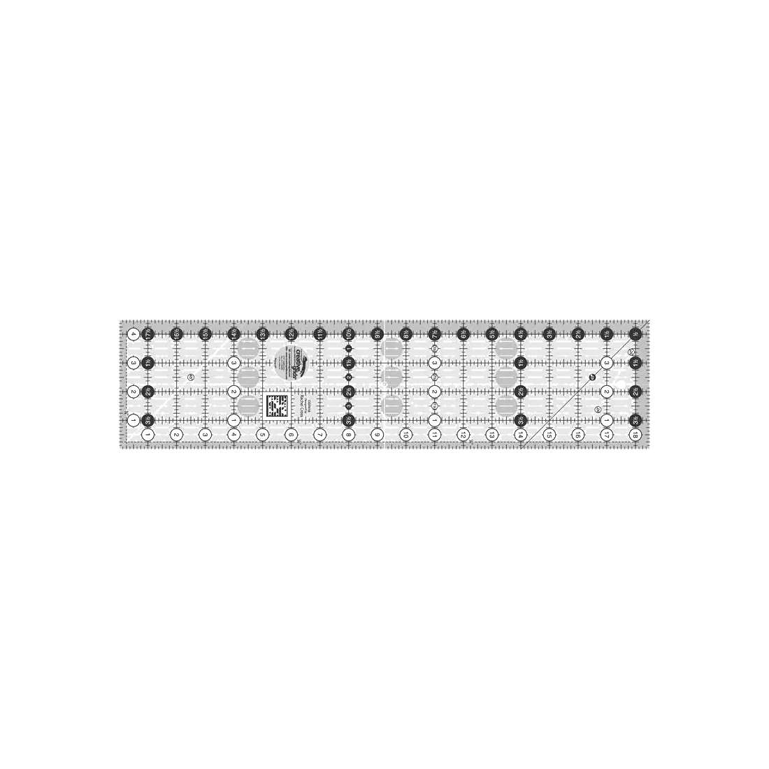 Creative Grids 4 1/2" x 18 1/2" Rectangle Ruler CGR418