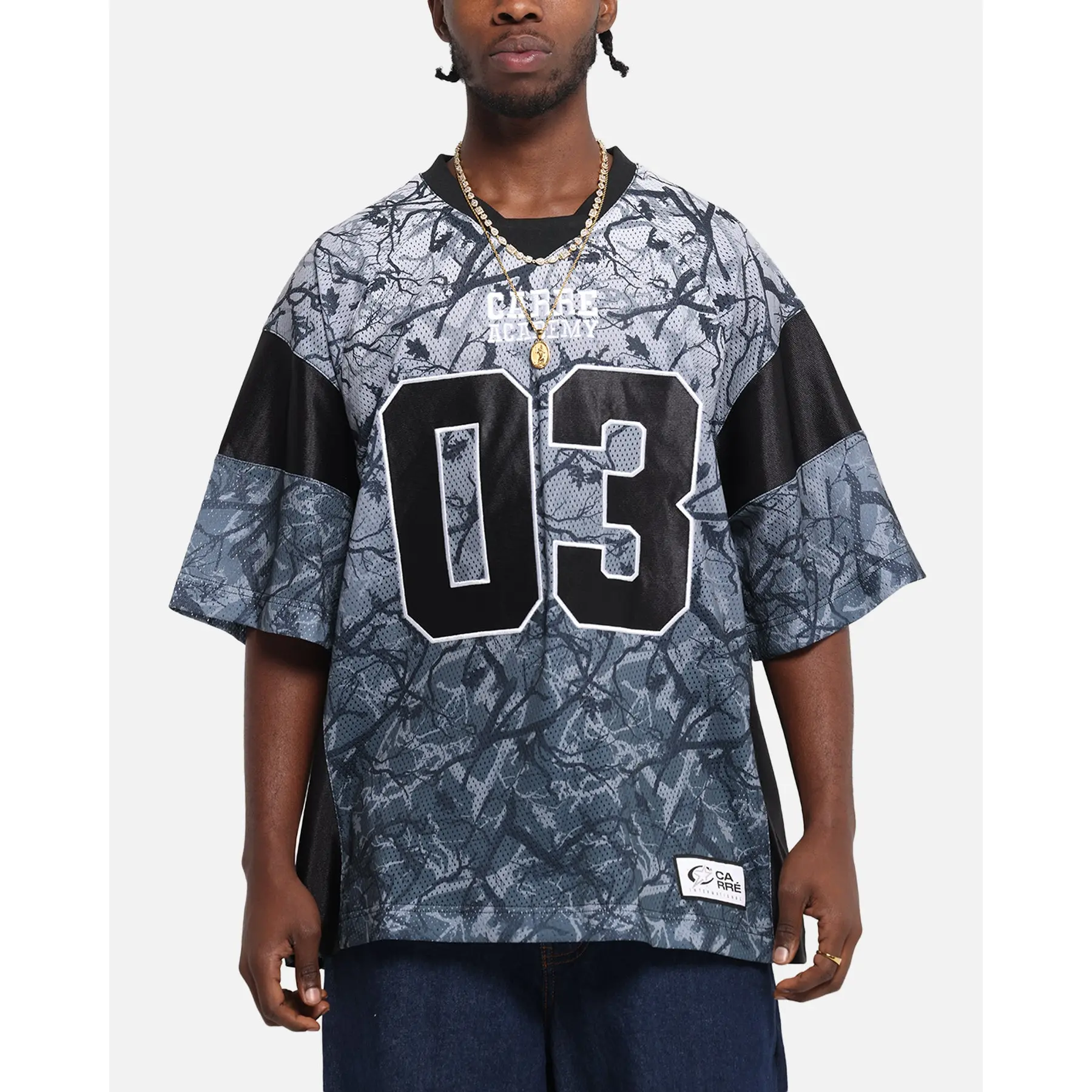 Carre Outlaw Jersey Black Real Tree Camo
