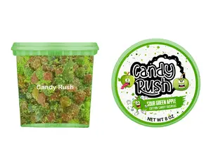Candy Rush Sour Green Apple Gushers Extreme Sour Fruit Blast 5 oz to 33 oz Snack with Unique Flavor Profile US