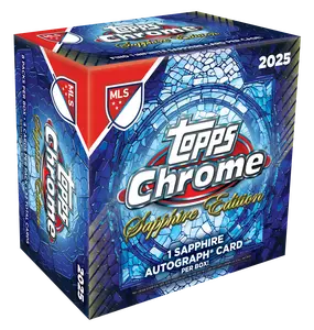 2025 Topps Chrome MLS Major League Soccer Sapphire Edition Hobby Box