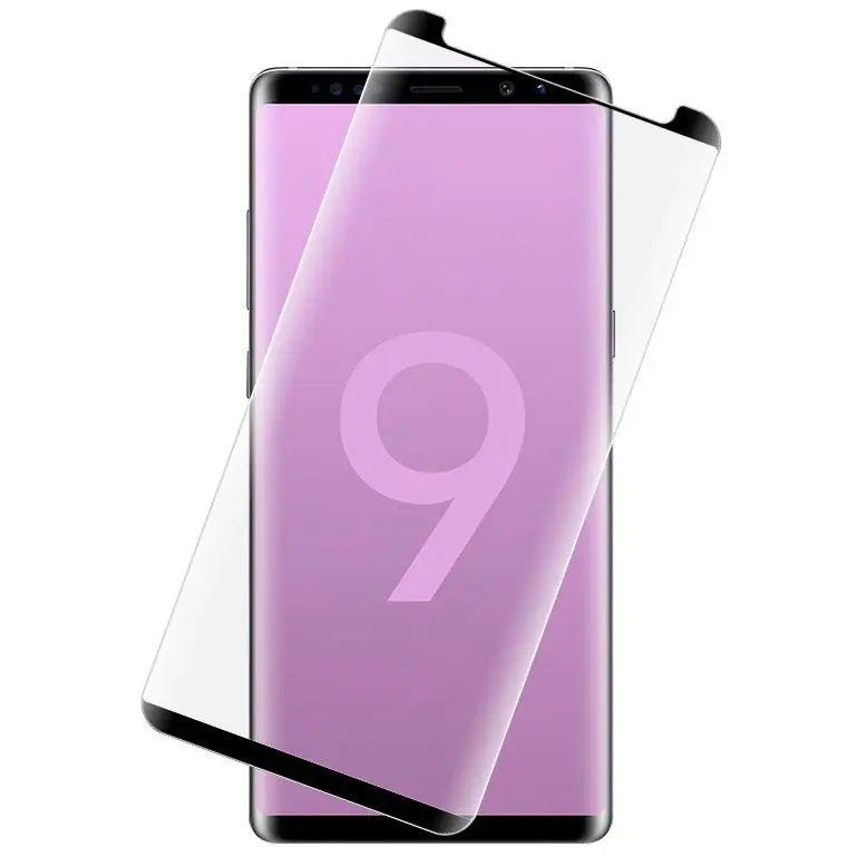 Tempered Glass for Note 9, Full Size 3D Curved Hard Tempered Glass Screen Protector Crack Saver for Samsung Galaxy Note-9 (SM-N960)
