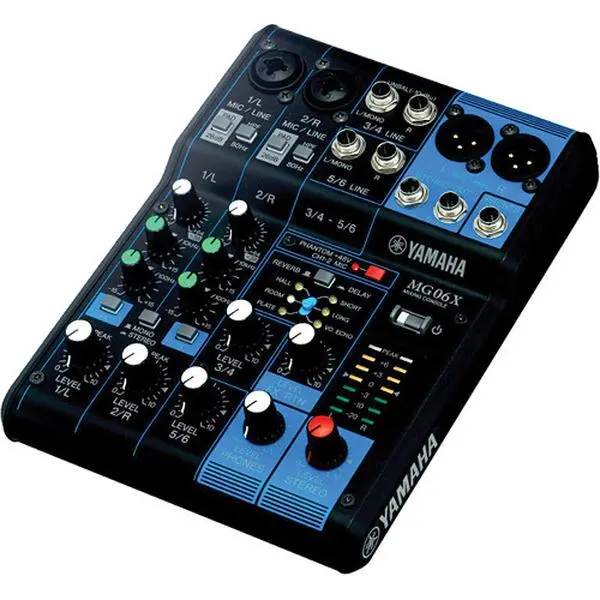 Yamaha MG06X 6-Input Mixer w/Built-In Effects