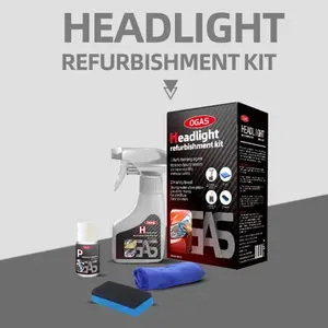 Headlight Restoration Kit - Guaranteed To Last As Long As You Own Your Vehicle - Brings Headlights Back to Like New Condition - No Power Tools Required