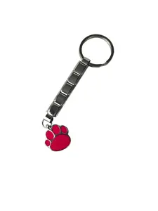 Italian Charm Keychain Pink Paw 9mm