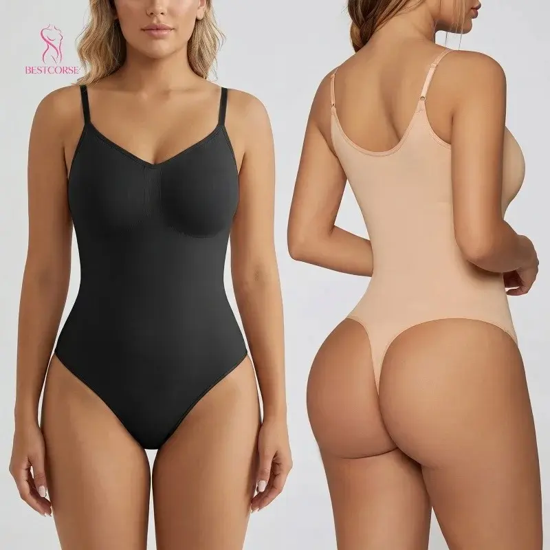 XS 3XL Seamless Body Suit Shapewear Bodysuit Thong Viral Women Nude Black Shape Wear Bodysuit Corset Tummy Control Body Shaper