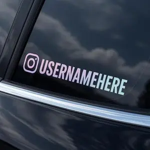 8 Inch Instagram Decal - Versatile Stylish Design for Instagram