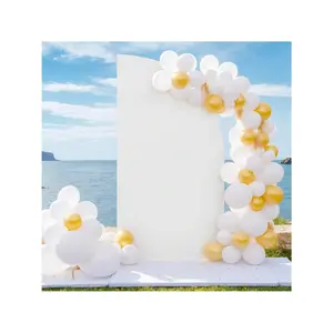 5 feet - 81x153 cm - Wedding Arch Cover,Spandex Fitted Wedding Arch Stand Covers For Half Moon Top,2-Sided Arch Backdrop Stands Cover For Birthday Party Ceremony Banquet DIY Decor