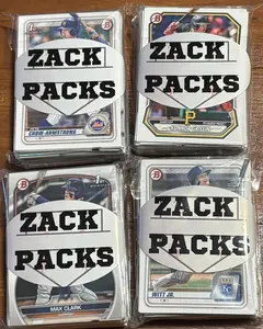 Zack Packs 2026 Series 3 - 50 Bowman Baseball Cards 1 Guaranteed  Topps Certified Autograph