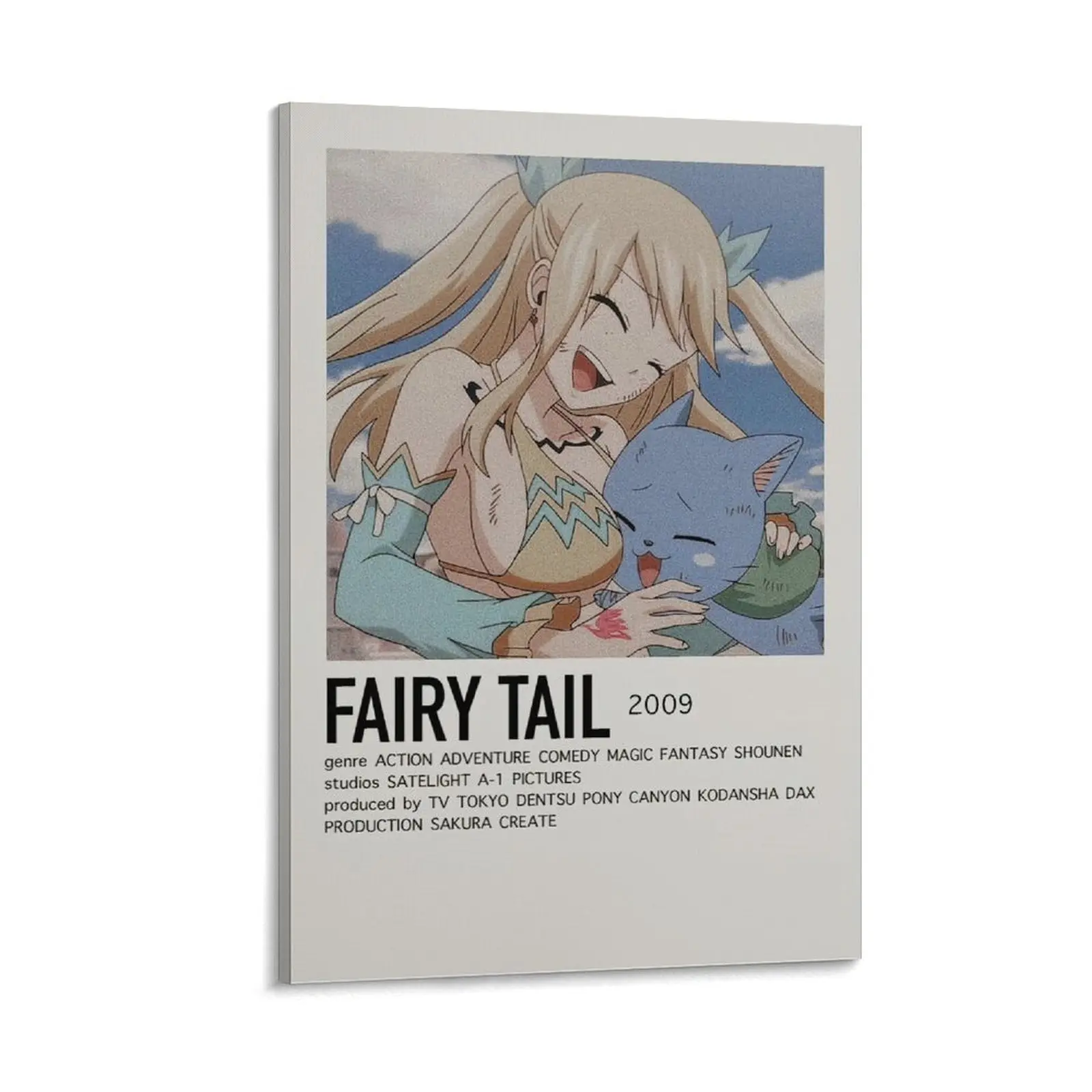 Fairy Tail Anime Wall Art Prints, Canvas Decor for Bedroom And Modern Living Spaces. Poster Canvas Wall Art For Bedroom Decor Bar Office Room Decor Gift