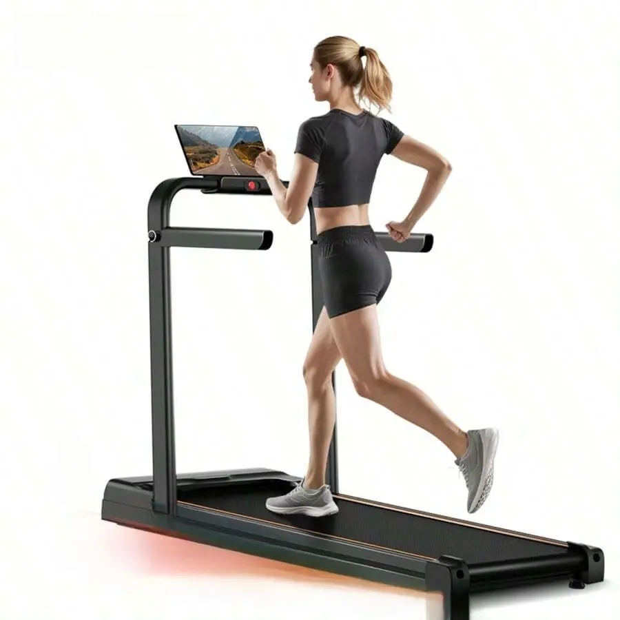 Foldable Exercise Equipment Accessories, Home Gym Iron Frame Attachments with Wall-Plug Power for Sports & Outdoor, Fitness Use