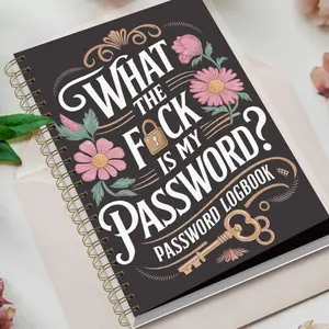1pc Simple Password Book, Minimalist Advanced Address Password Manager With Website Password Quick Access Username And Password Storage Perfect For Home Office Internet Computer Logins, Great Holiday Gifts