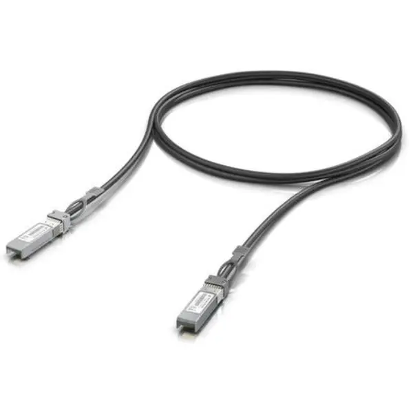 Ubiquiti UACC-DAC-SFP28-1M UniFi 25G Direct Link Short Link DAC Cable - 3.3 ft PVC Jacket, SFP+ Male, SFP28 Port Compatible, Sustained 25 Gb/s Speeds, Direct Attach Cable