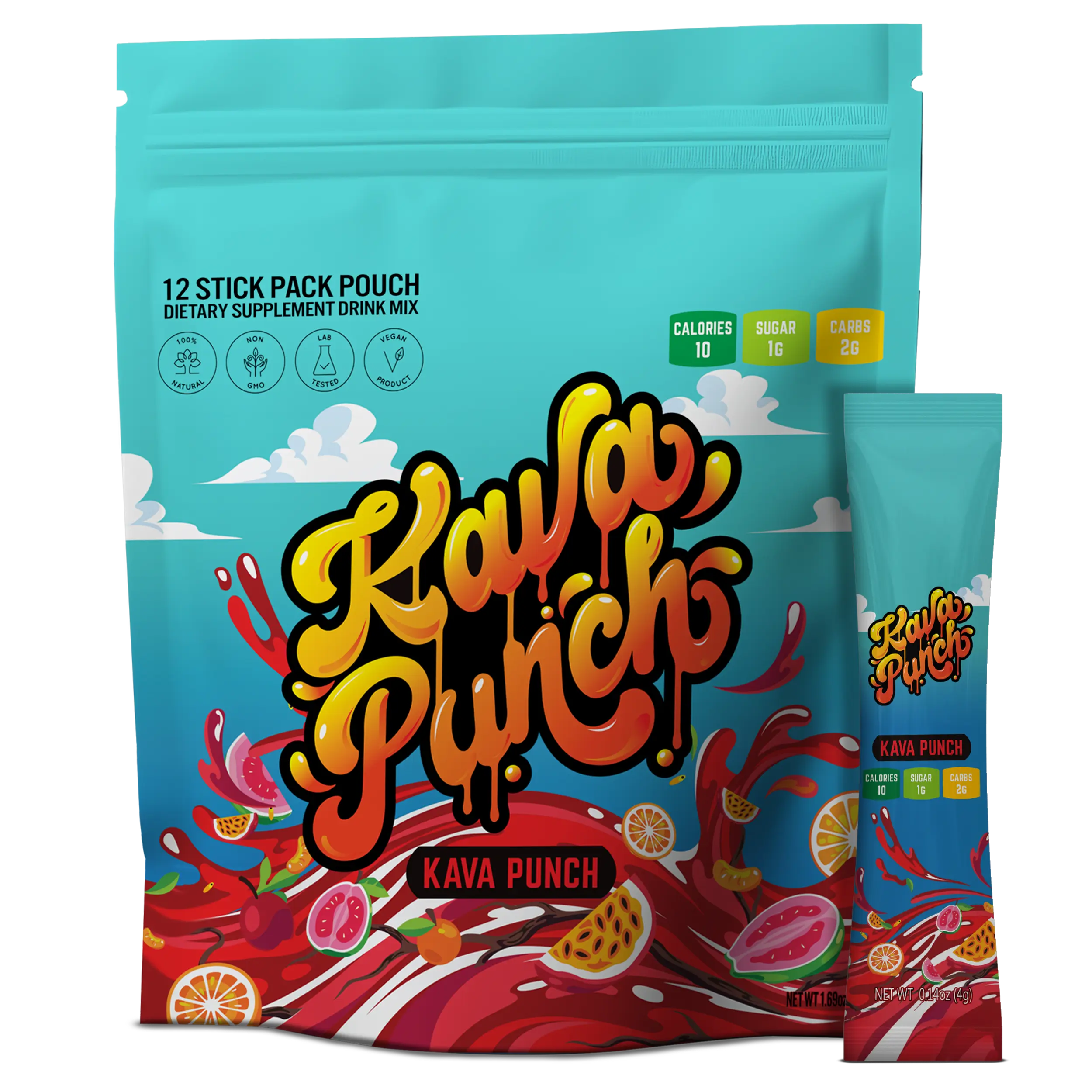 Kava Punch • 12 Stick Pack Pouch