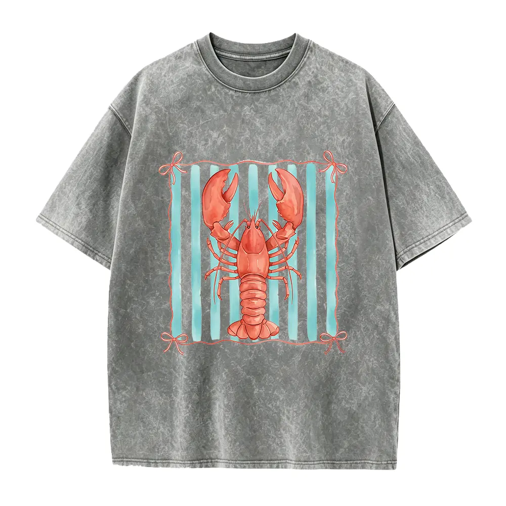 Lobster Shirt Italian Summer Shirt Ocean Shirt Coastal Shirt Summer Tee Summer Vacation Shirt Summer Tshirt Summer T Shirt Coastal Aesthetic