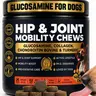 PUP CHOICE Dog Hip & Joint Care Chewables - 500mg Glucosamine HCl Supplement with Chondroitin, Collagen, MSM, Turmeric - Veterinarian Recommended Mobility Boost for Large Breeds, Seniors & Flexibility Support