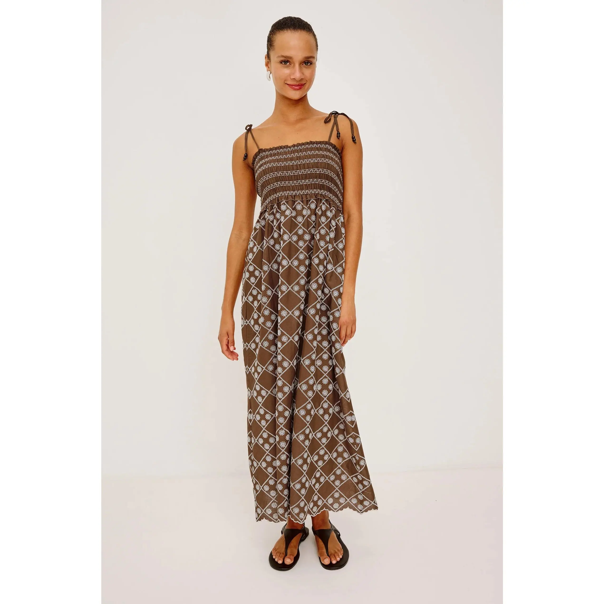 BECCA COCOA DAISY DRESS